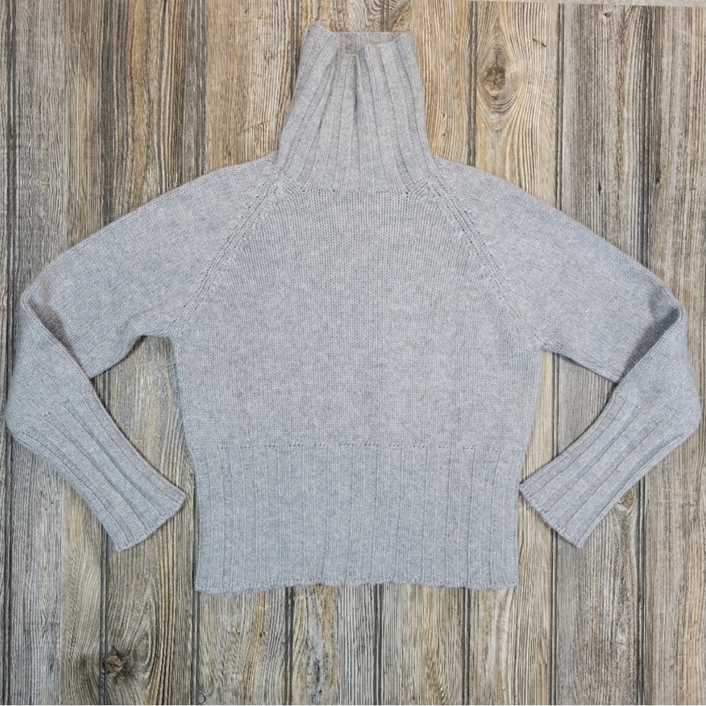 BP Studio Grey Turtleneck Sweater Medium